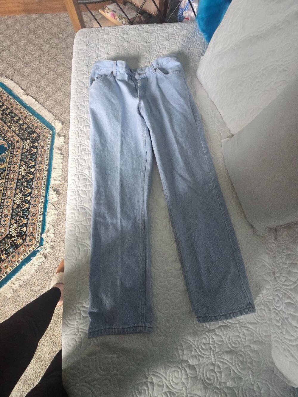 Lee Men’s Light Wash Jeans 34x32 Straight Leg EUC